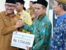 Pemko Cairkan Insentif Tokoh Agama Triwulan Tiga, Jefridin Berharap Silahturahmi Tetap Terjalin