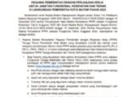 PENGUMUMAN HASIL SELEKSI KOMPETENSI PENGADAAN PPPK UNTUK JABATAN FUNGSIONAL KESEHATAN DAN TEKNIS DI LINGKUNGAN PEMERINTAH KOTA BATAM TAHUN 2023