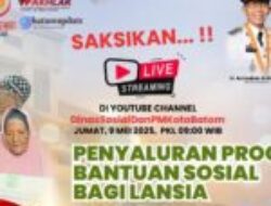 Pemko Batam kembali menyalurkan Bantuan Sosial bagi 2.000 Lansia se-Kota Batam.