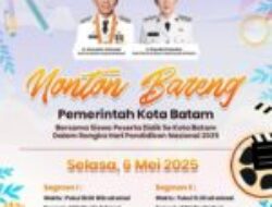 Pemerintah Kota Batam menggelar kegiatan Nonton Bareng Film “JUMBO” bersama para siswa peserta didik se-Kota Batam.